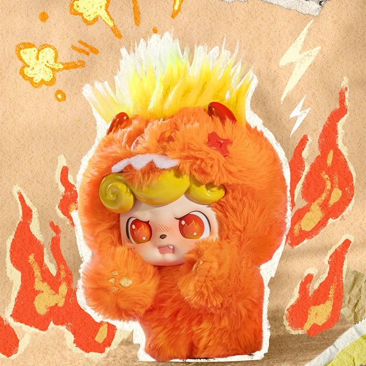 Odd Even Trendy Lebao Emotion Furry Monster Blind Box Figurine Trendy Toy Gift Ornament.Blind bag