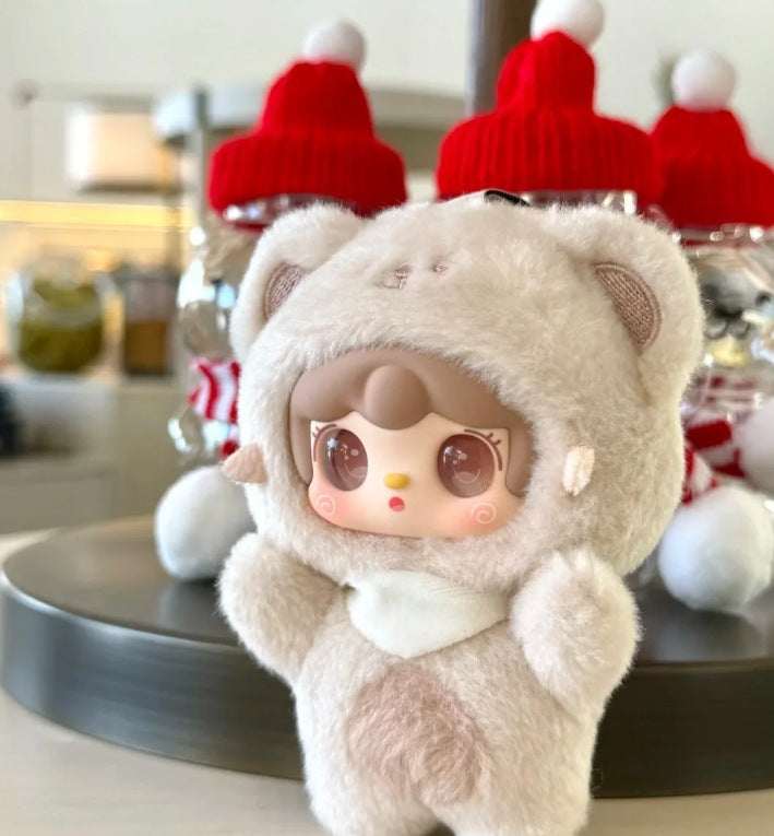 Complete Genuine Oxygen Yooki 4th Generation <Bite a Bear> Plush Blind Box Doll Ornament Trendy Wholesale