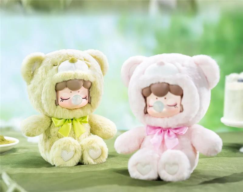 Ruolai Genuine in Stock Nanci Chocolate Colorful Bear Series Blind Box Vinyl Hand-Made Girls' Gifts