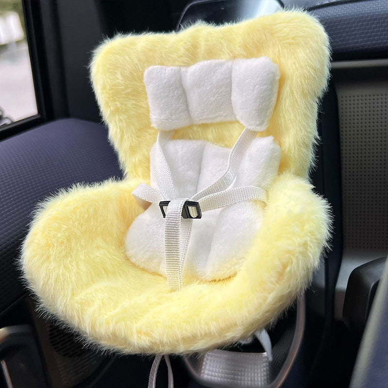 Applicable 17cm Labubu Safety Car Seat Air Vent Decoration Does Not Include Doll