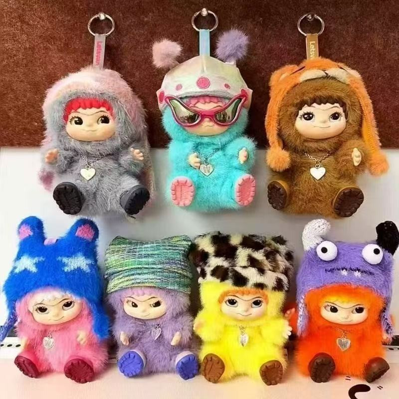 完成New Product WAKUKU Plush Blind Box Furry Trendy Fun Party Series Trendy Toy Figurine Vinyl Doll Cute Gift
