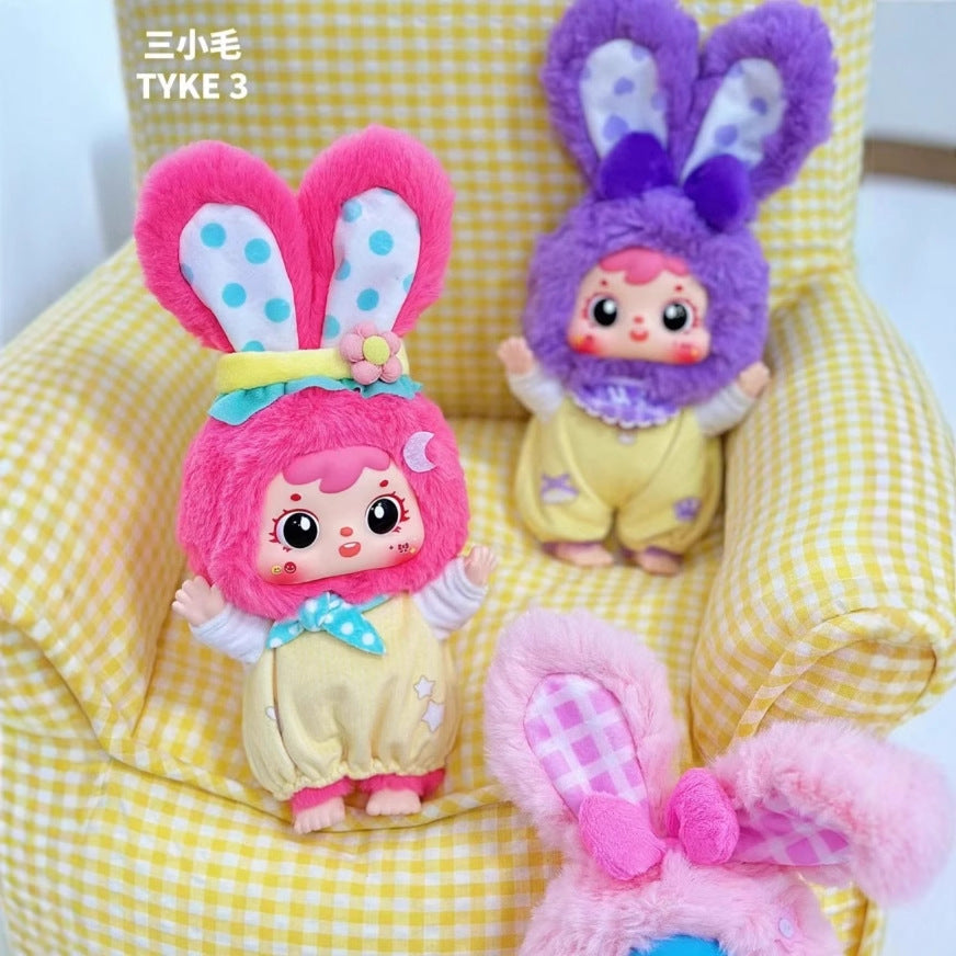完成Baby Three Years Old Little Three-Haired Plush Series Genuine Blind Box Trendy Toy Doll Gift Decoration Toy