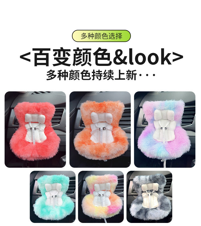 Applicable 17cm Labubu Safety Car Seat Air Vent Decoration Does Not Include Doll
