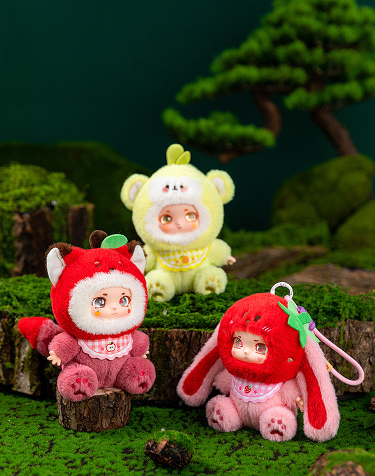 Original Cute Sweetheart Party Pendant Box Cartoon Fruit Vinyl Doll Pendant Creative Gift Ornament
