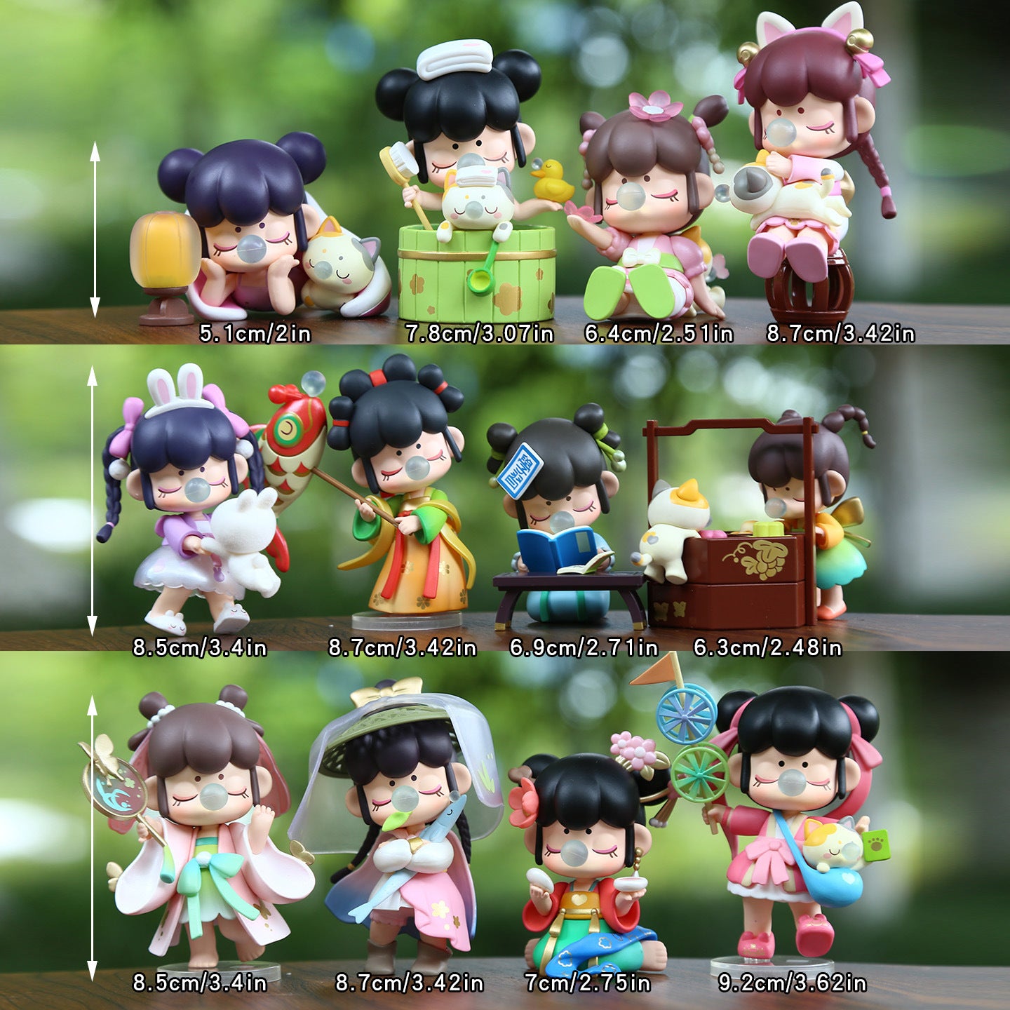 Ruolai New Trendy Chinese Style Nanci Ruolai Golden Hairpin Year Blind Box Chinese Style Girl Desktop Ornament Gift