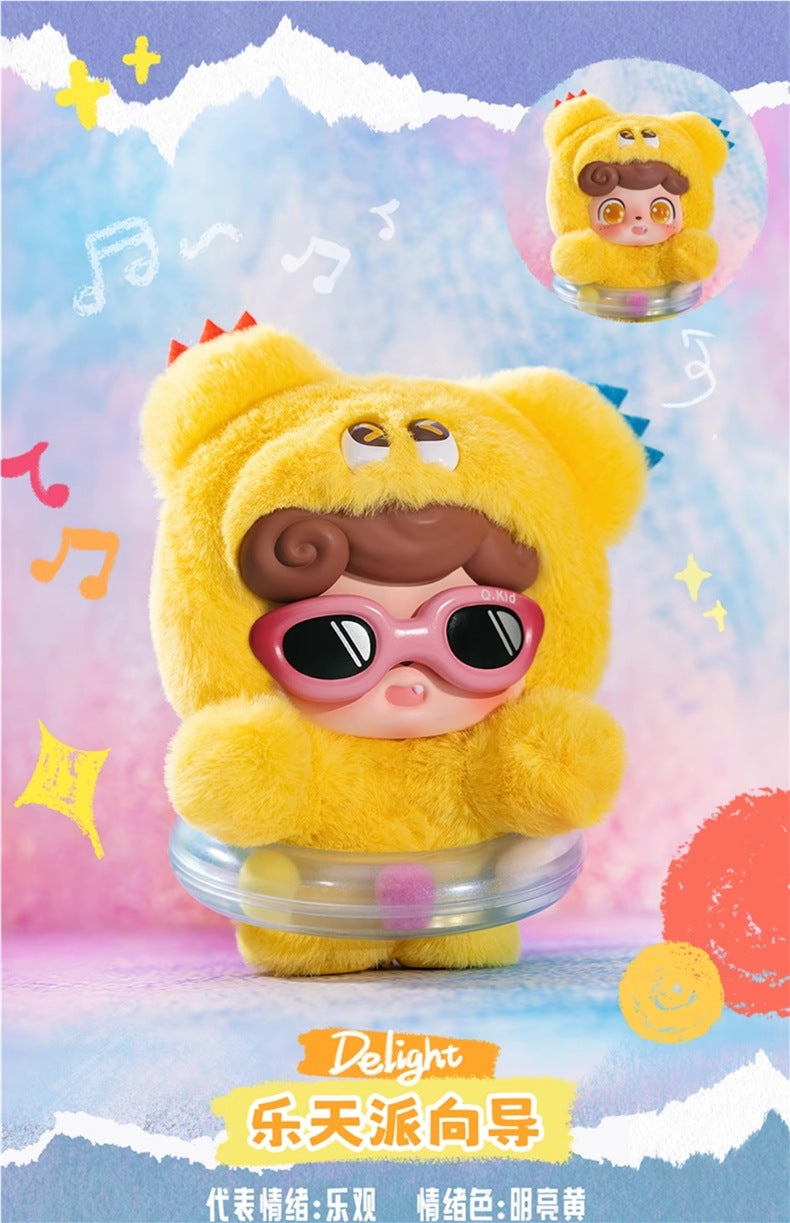 Odd Even Trendy Lebao Emotion Furry Monster Blind Box Figurine Trendy Toy Gift Ornament.Blind bag