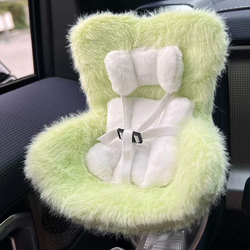 Applicable 17cm Labubu Safety Car Seat Air Vent Decoration Does Not Include Doll