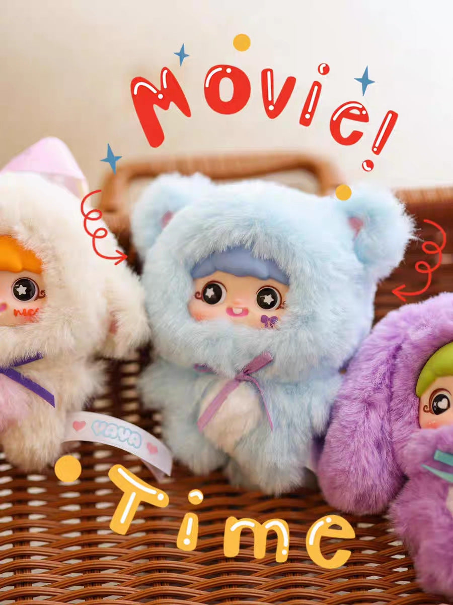完成Babythree Baby Three Years Old yaya One-year-old Plush Blind Box Pendant Gift Trendy Live Streaming Hot-Selling Items