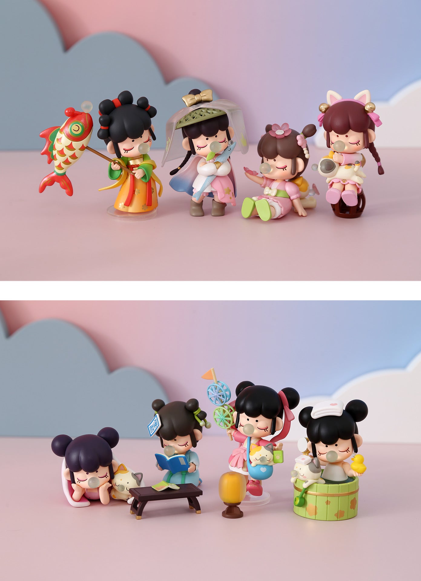 Ruolai New Trendy Chinese Style Nanci Ruolai Golden Hairpin Year Blind Box Chinese Style Girl Desktop Ornament Gift