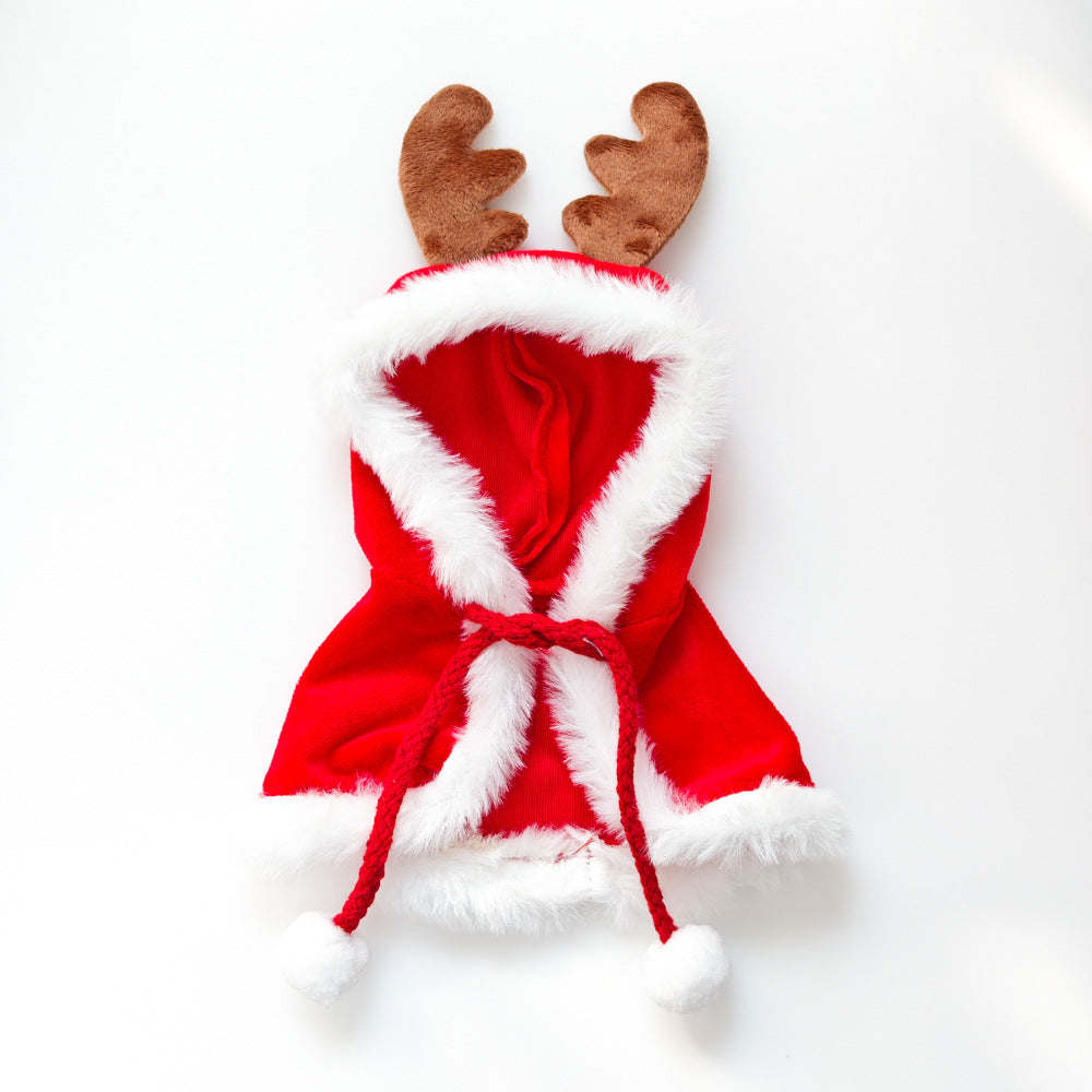 First and Second Generation Blind Box Labubu Pendant Christmas Cloak Doll Clothes Labubu Cookie Man Sweater Christmas Hat