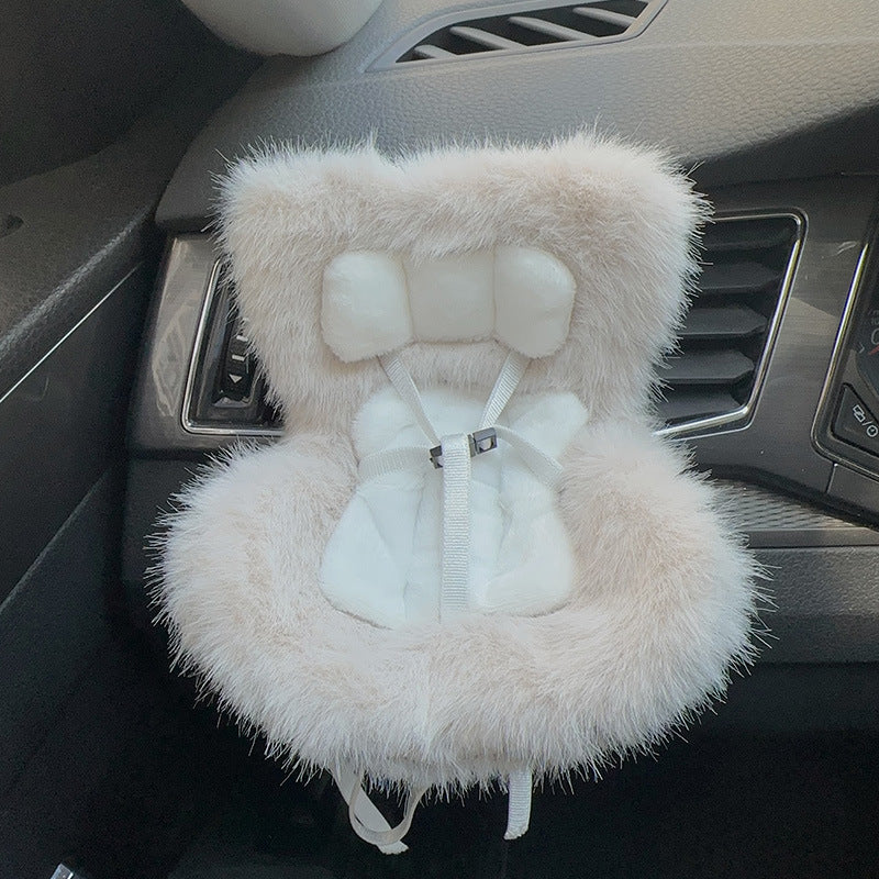 Applicable 17cm Labubu Safety Car Seat Air Vent Decoration Does Not Include Doll