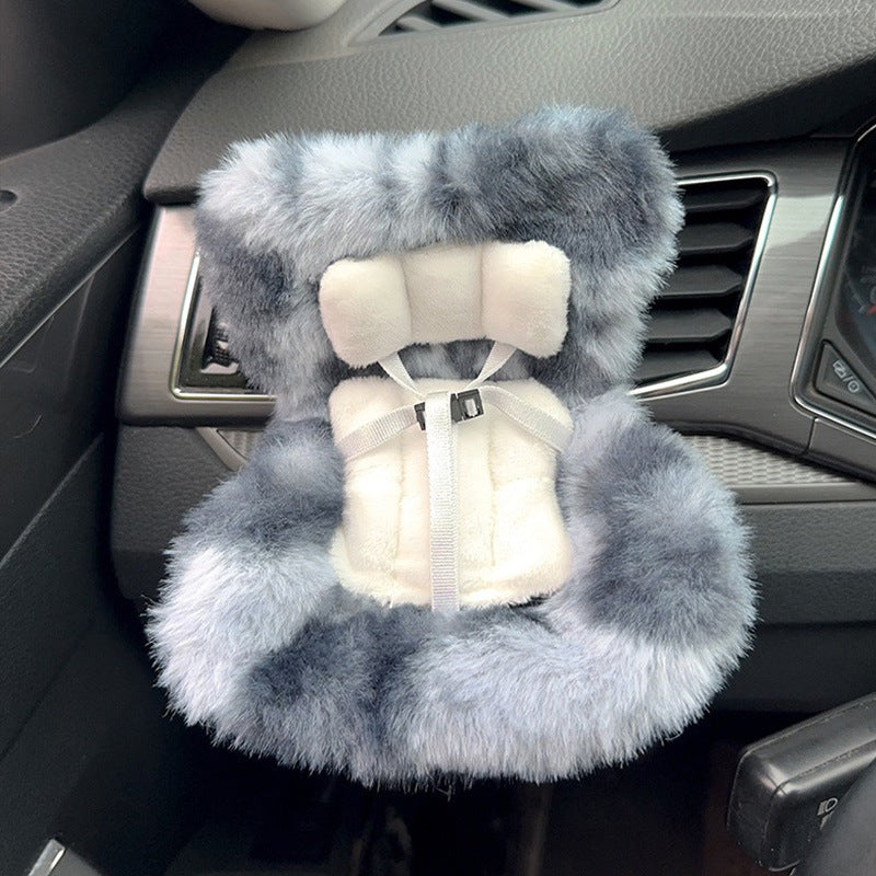 Applicable 17cm Labubu Safety Car Seat Air Vent Decoration Does Not Include Doll