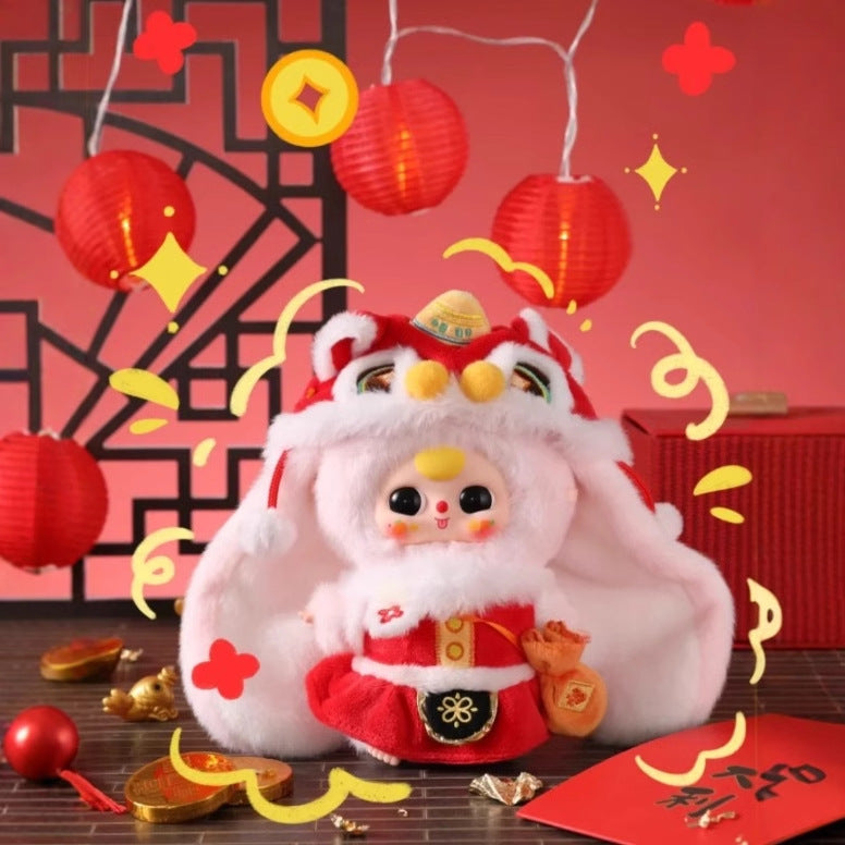 完成Baby Three Years Old Celebrate the New Year Plush Series Genuine Blind Box Trendy Toy Doll Gift Decoration Toy