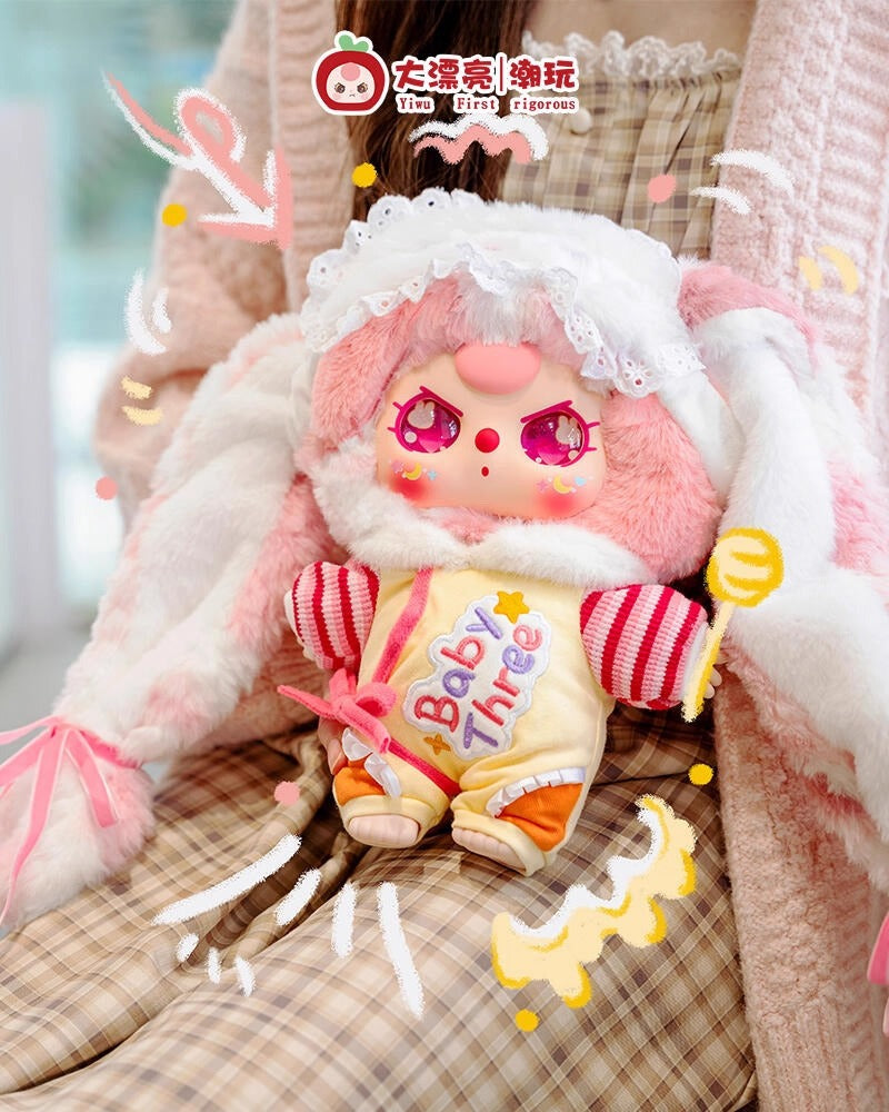 Genuine Big Beautiful Baby Three Years Old Good Night Baby 400% Plush Set Box Trendy Blind Box Cute Doll Ornament Gift