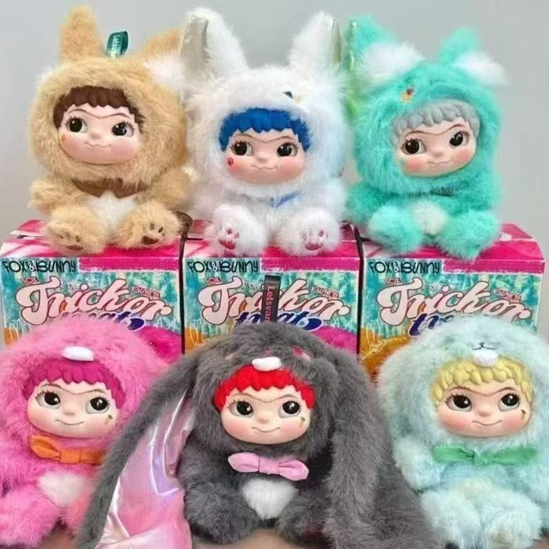完成New Product WAKUKU Plush Blind Box Furry Trendy Fun Party Series Trendy Toy Figurine Vinyl Doll Cute Gift