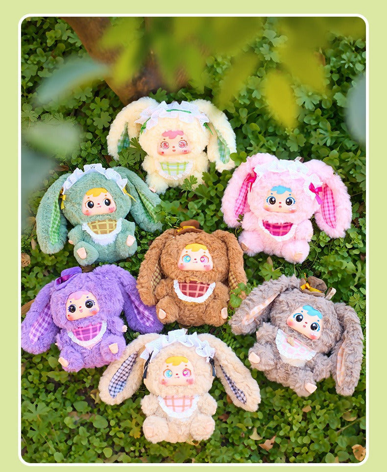 New Hot-Selling Plush Bunny Family Plush Toy Cute Gift Blind Box Office Decoration