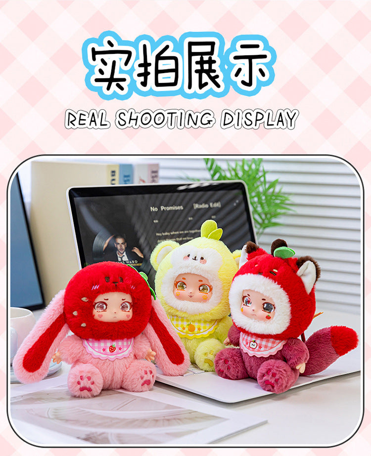 Original Cute Sweetheart Party Pendant Box Cartoon Fruit Vinyl Doll Pendant Creative Gift Ornament