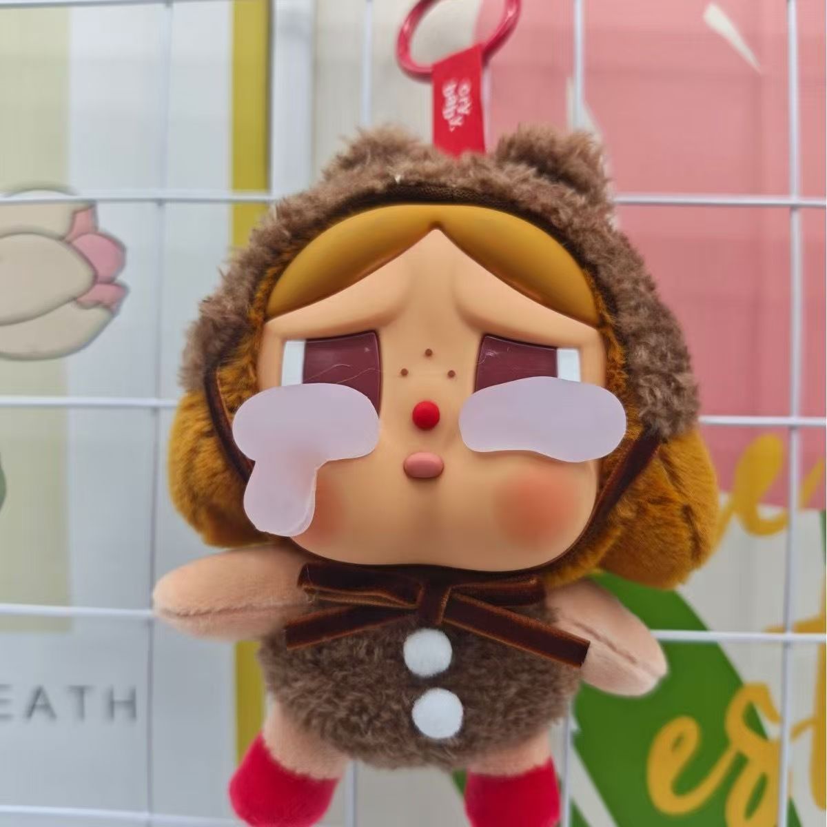 WA KU KU Crying Doll Southeas Box Plush Toy Cute Keychain Bag Gift Pendant
