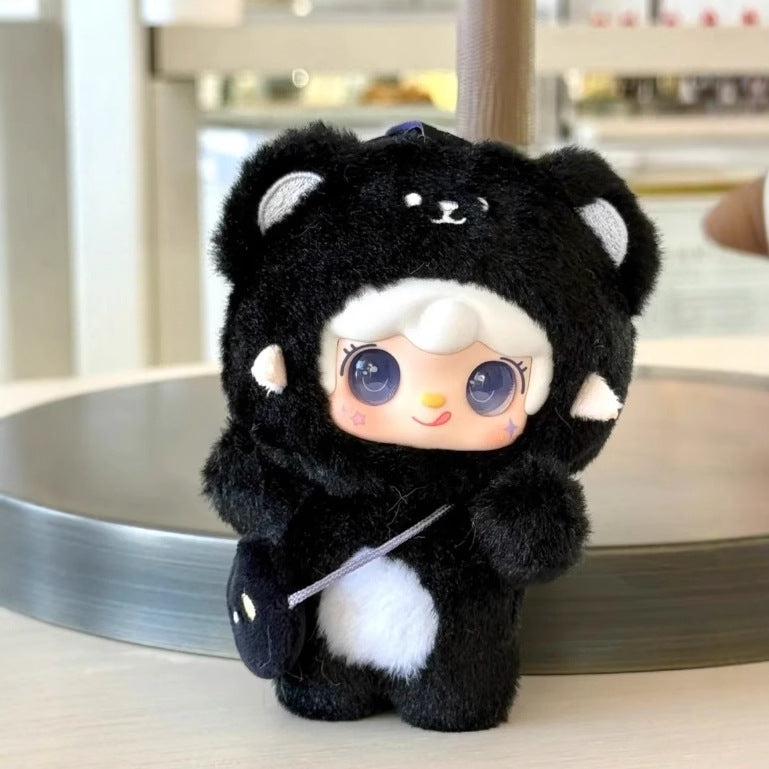 Complete Genuine Oxygen Yooki 4th Generation <Bite a Bear> Plush Blind Box Doll Ornament Trendy Wholesale