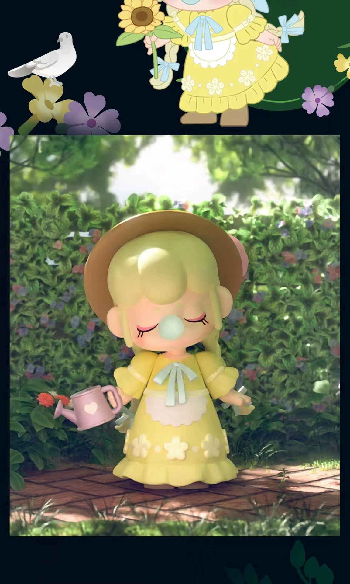 Ruolai Authentic Nanci Ruolai Secret Garden Series Cute Figurine Toy Display Trendy Play Blind Box