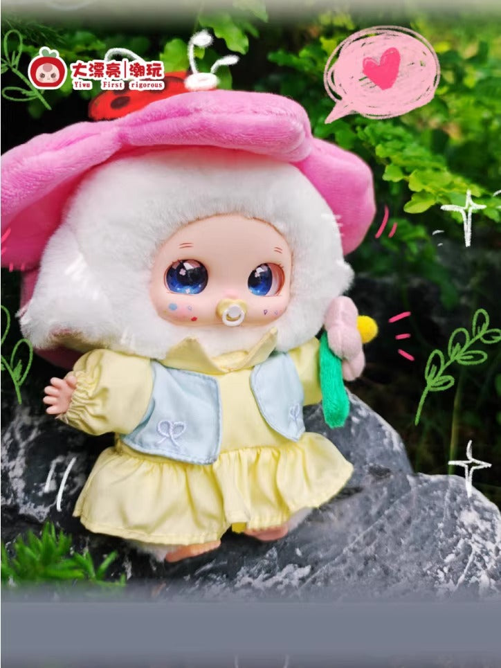 完成Babythree Three-year-old Nuo Bao-Spring Festival Flower Team Plush Blind Box Trendy Toy Figurine Ornament Gift Pendant