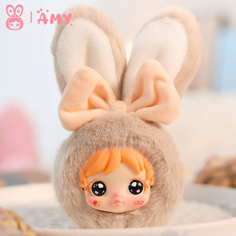 Authentic New Amy Little Rabbit Chibi Trendy Blind Box Handheld Office Doll