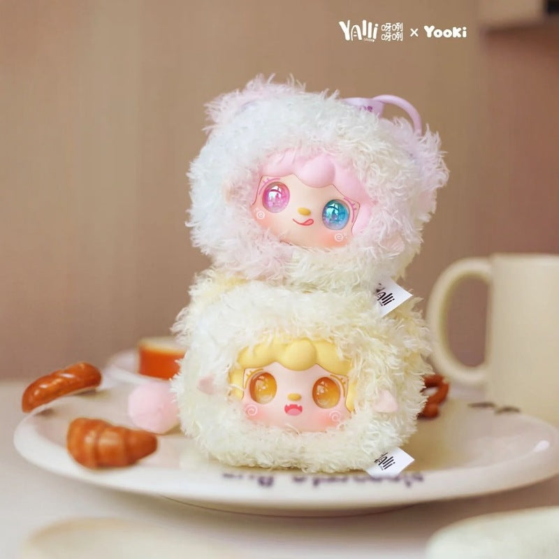 Complete New Yooki Oxygen Group Little Bear Cute Plush Blind Box Trendy Toy Figurine Backpack Pendant Exquisite Gift