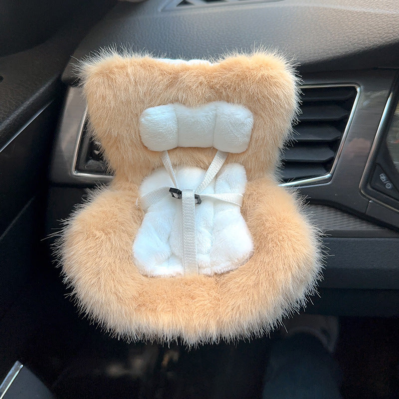 Applicable 17cm Labubu Safety Car Seat Air Vent Decoration Does Not Include Doll