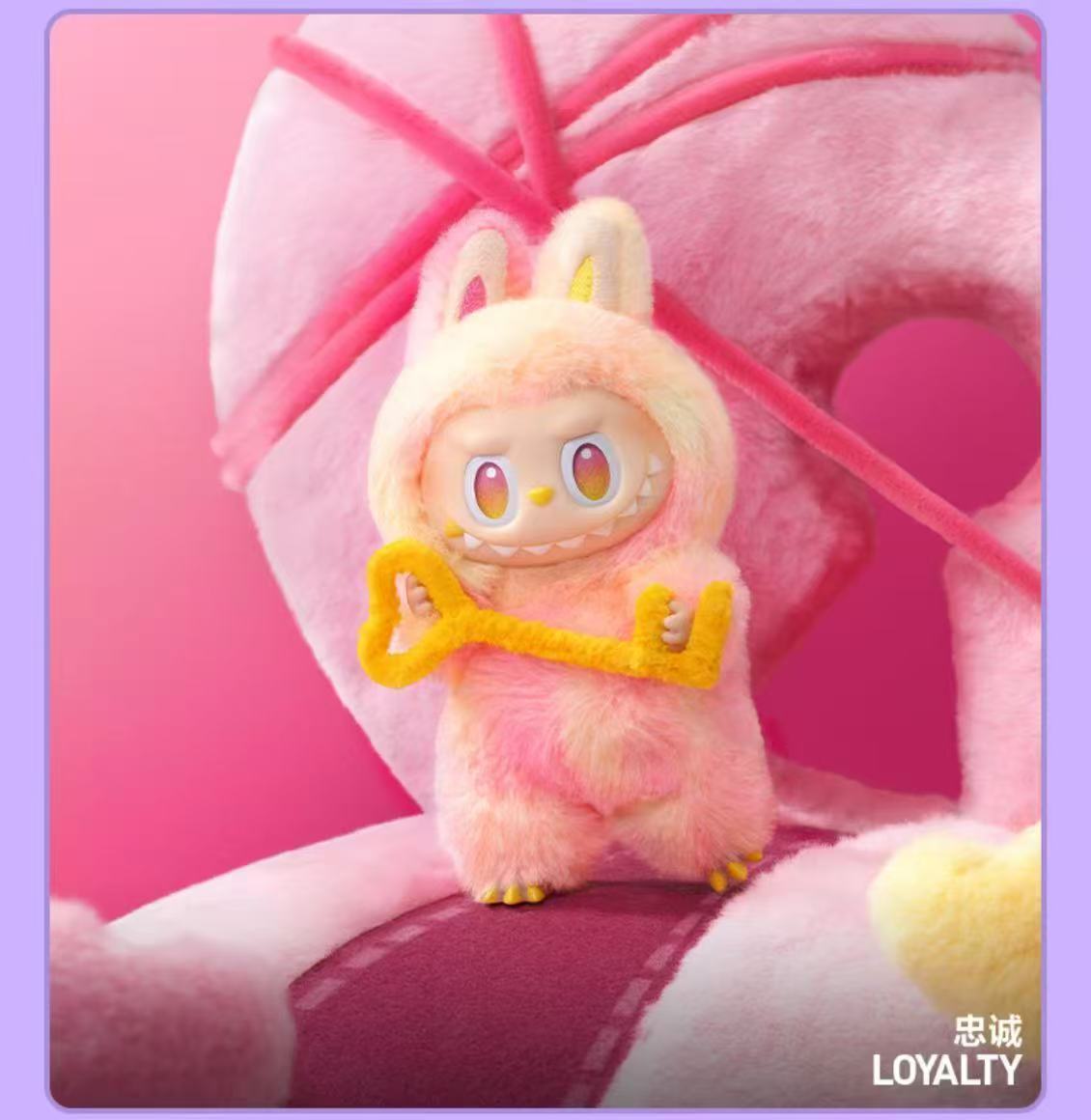 AAALabubu Plush Doll Pop Mart Series 3 Blind Box labubu Plush Vinyl Series Doll Keychain Toy