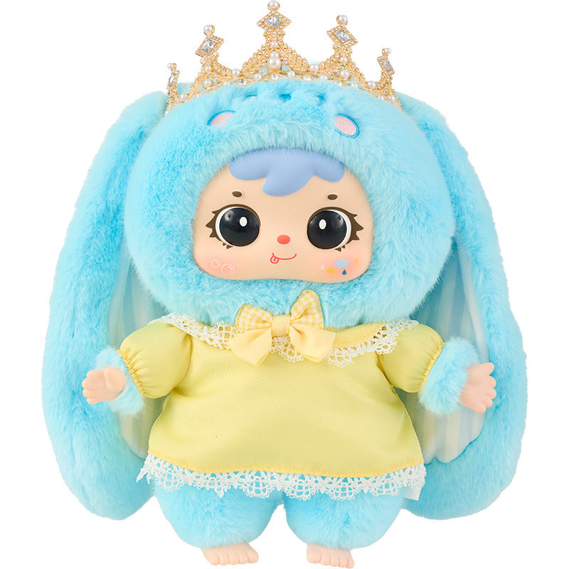 (Complete)Sanxiaomao Fifth Generation 400 Body Crown Bunny Plush Blind Box Handmade Office Figurine Trendy Toy Doll Hot Sale Gift