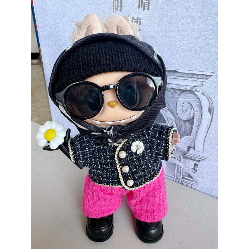 Only Mini G-Dragon GD Same Style Support Stick Labubu 17cm Vinyl Keychain Doll Little Daisy Keychain