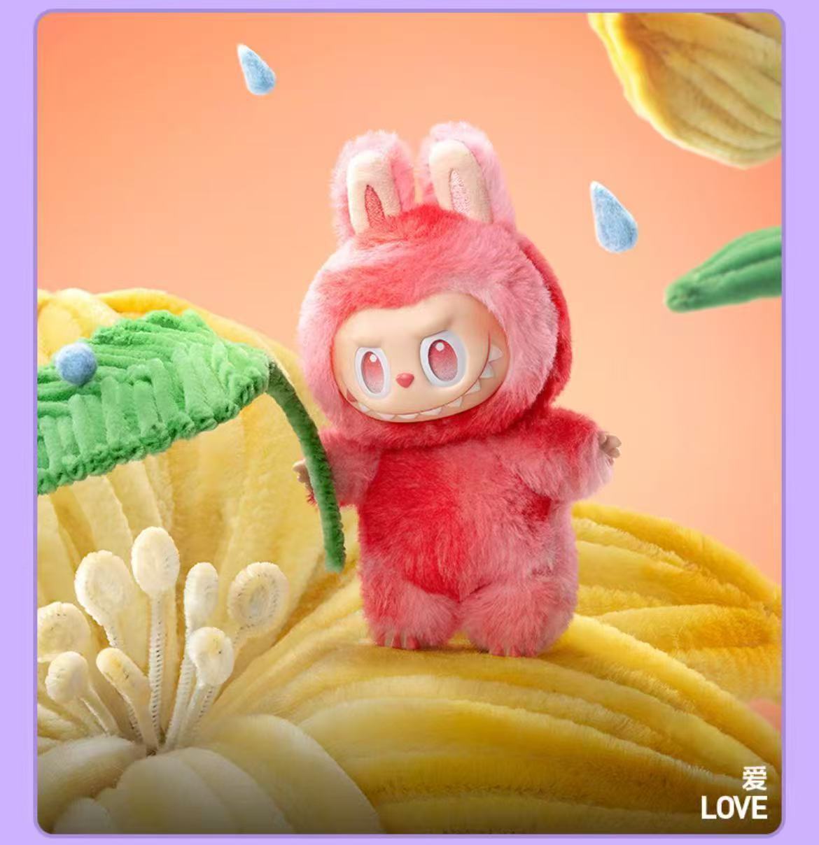 AAALabubu Plush Doll Pop Mart Series 3 Blind Box labubu Plush Vinyl Series Doll Keychain Toy