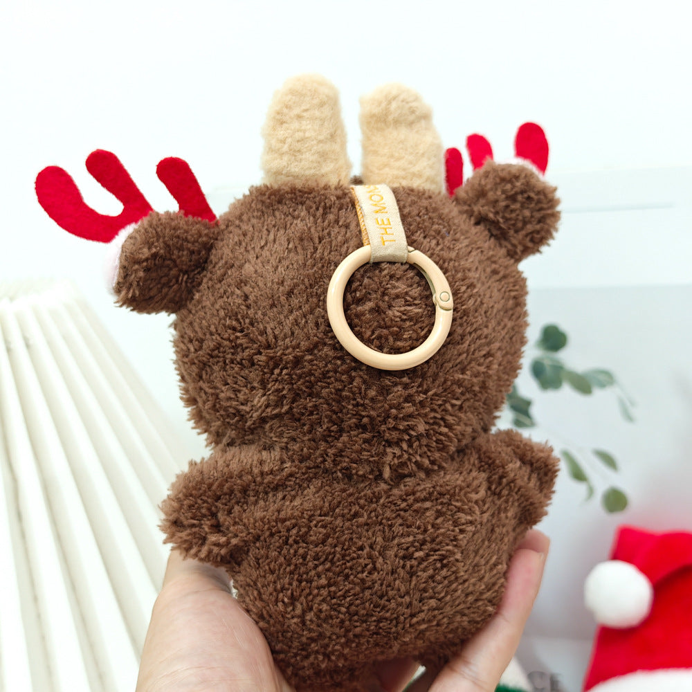 First and Second Generation Blind Box Labubu Pendant Christmas Cloak Doll Clothes Labubu Cookie Man Sweater Christmas Hat