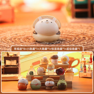 Girlish Cute Three Little Furry Zodiac Plush Blind Box Girl Backpack Decoration Pendant