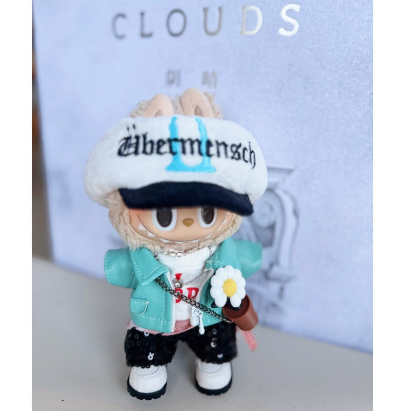 Only Mini G-Dragon GD Same Style Support Stick Labubu 17cm Vinyl Keychain Doll Little Daisy Keychain
