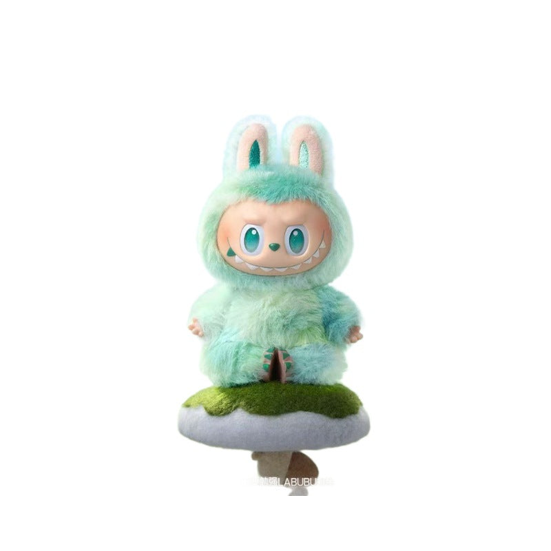 AAALabubu Plush Doll Pop Mart Series 3 Blind Box labubu Plush Vinyl Series Doll Keychain Toy