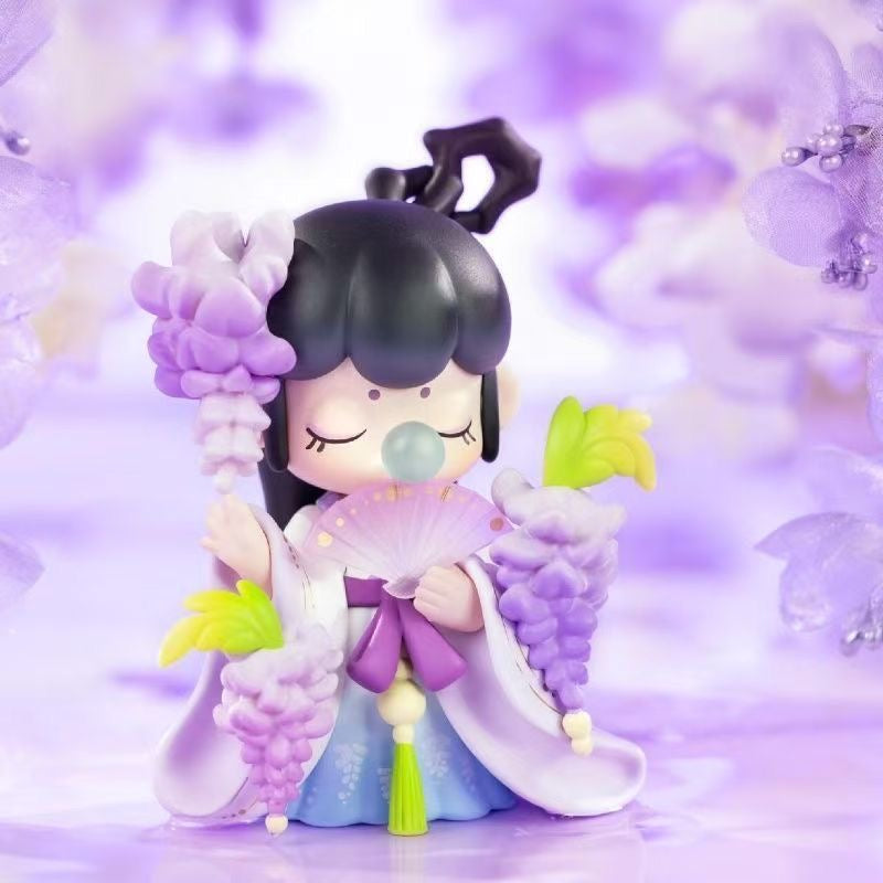 Ruolai Authentic Ruolai Nanci Flower Collection Series Blind Box Girl's Birthday Gift Desktop Ornament Giftrulruru