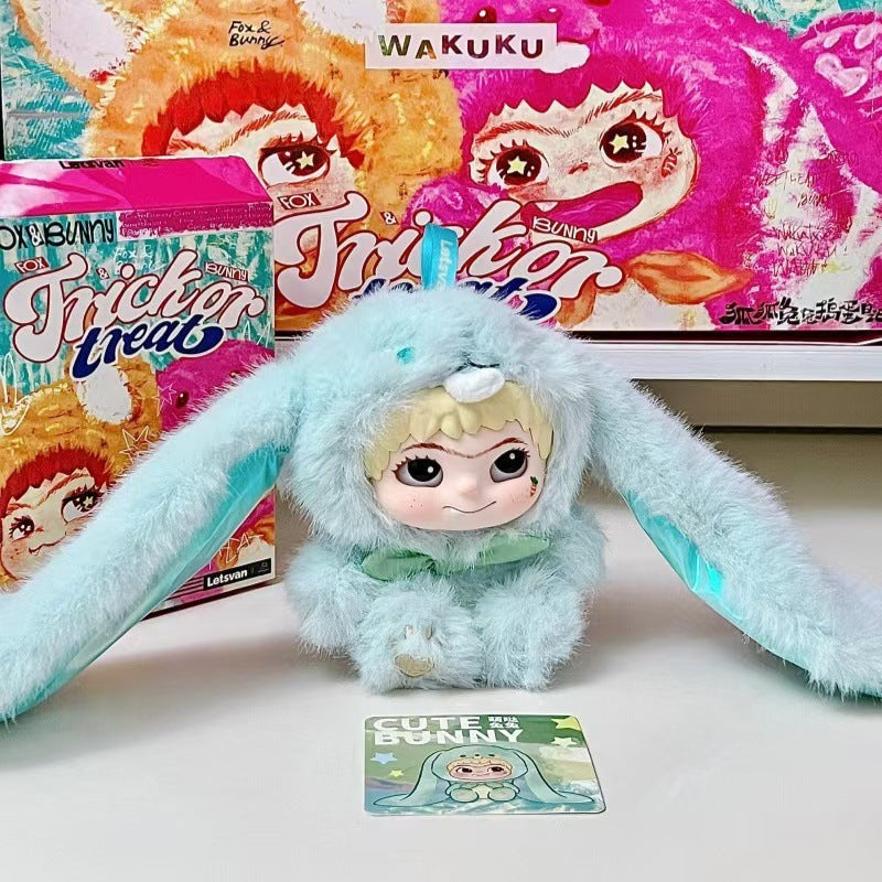 完成New Product WAKUKU Plush Blind Box Furry Trendy Fun Party Series Trendy Toy Figurine Vinyl Doll Cute Gift