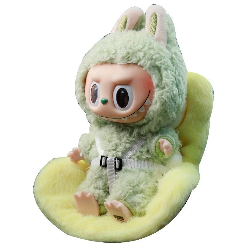 Applicable 17cm Labubu Safety Car Seat Air Vent Decoration Does Not Include Doll