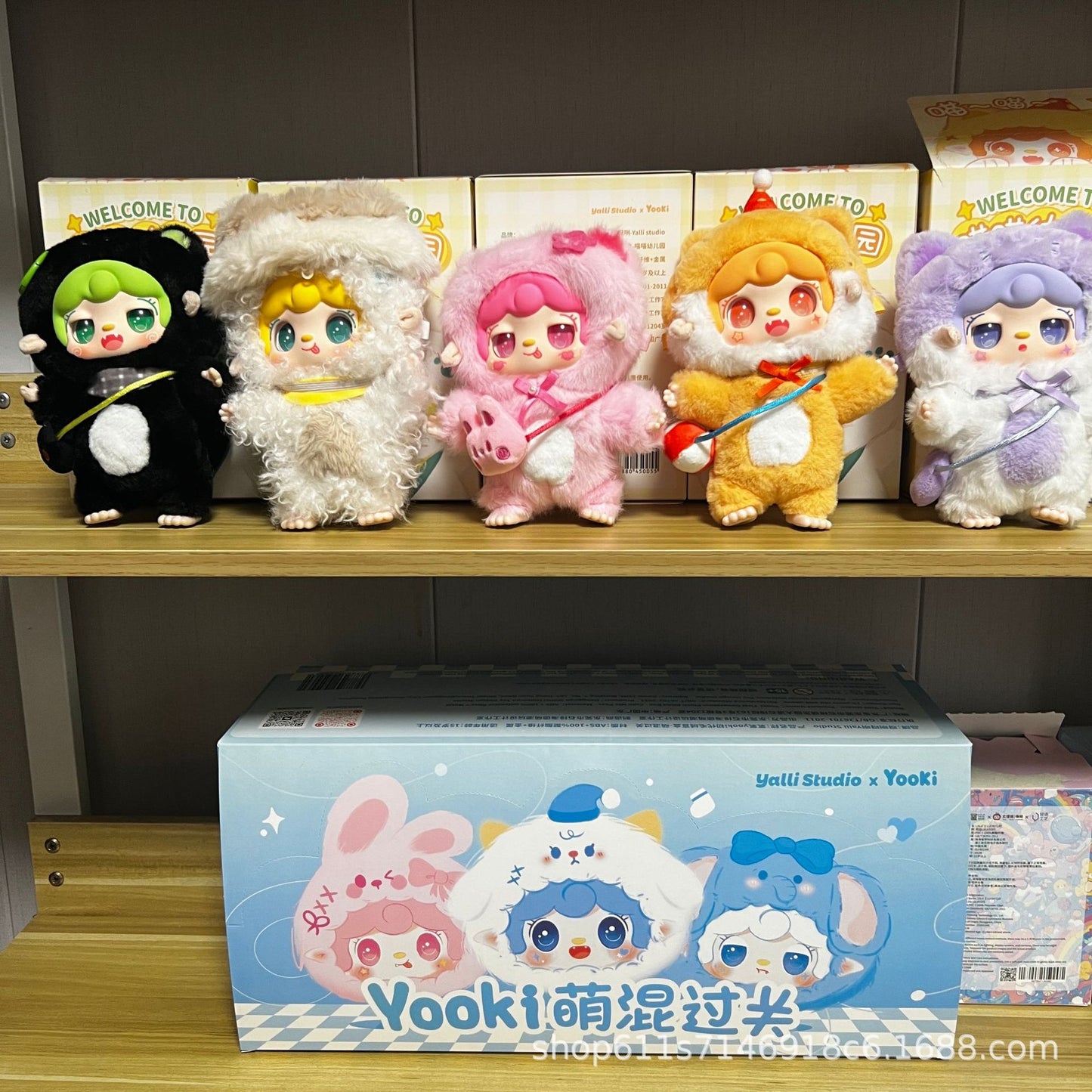 Complete Yoxo Yooki Second Generation V2 Meow Meow Kindergarten Series Trendy Blind Box