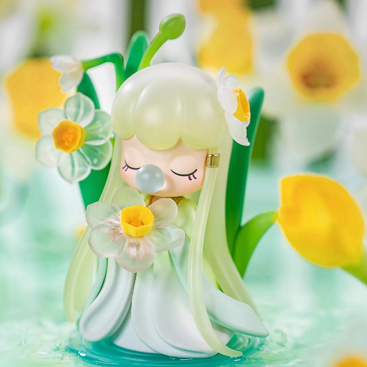 Ruolai Authentic Ruolai Nanci Flower Collection Series Blind Box Girl's Birthday Gift Desktop Ornament Giftrulruru