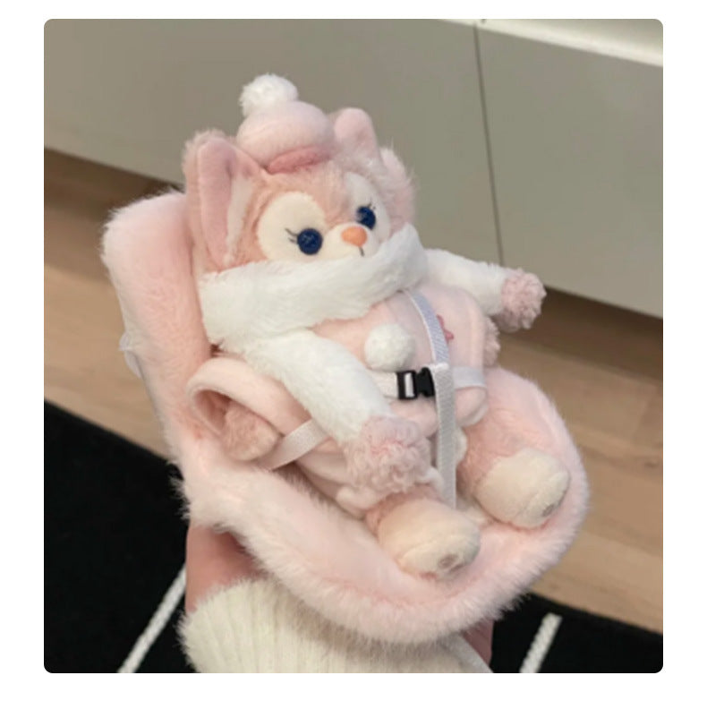 Applicable 17cm Labubu Safety Car Seat Air Vent Decoration Does Not Include Doll