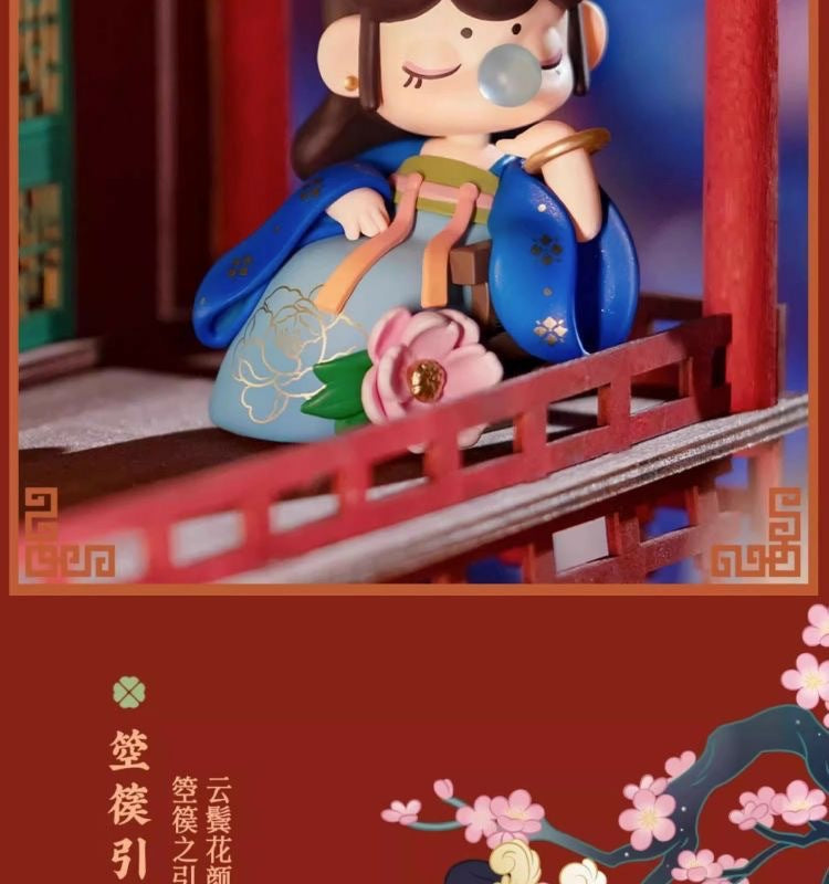 Ruolai Rolife Nanci Nanci Tang Dynasty Fenghua Series Blind Box New Trendy Toy Figurine Gift Internet Celebrity Decoration