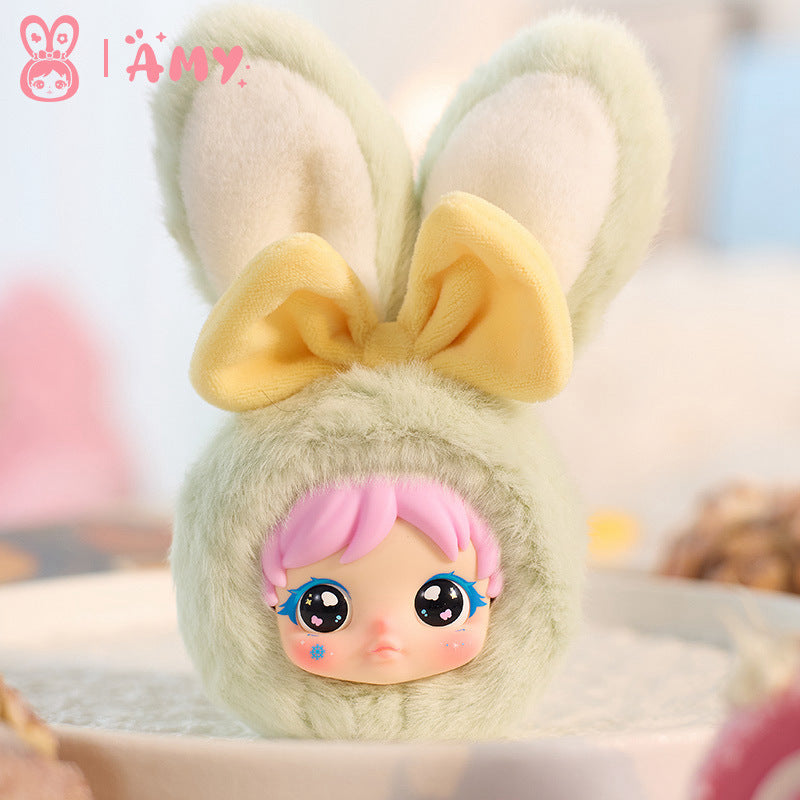 Authentic New Amy Little Rabbit Chibi Trendy Blind Box Handheld Office Doll
