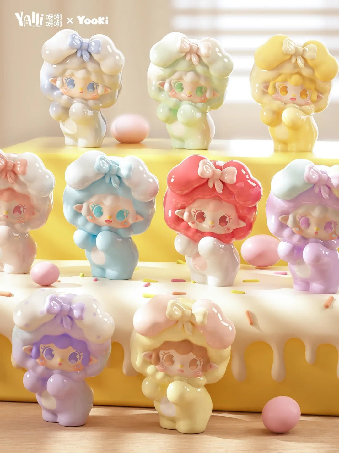 Complete New Oxygen Yooki Sugar-Coated Bomb Cute Trendy Blind Box Figurine