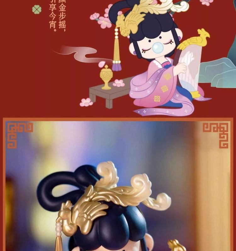 Ruolai Rolife Nanci Nanci Tang Dynasty Fenghua Series Blind Box New Trendy Toy Figurine Gift Internet Celebrity Decoration