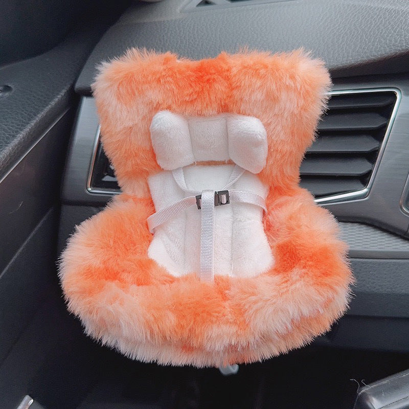 Applicable 17cm Labubu Safety Car Seat Air Vent Decoration Does Not Include Doll