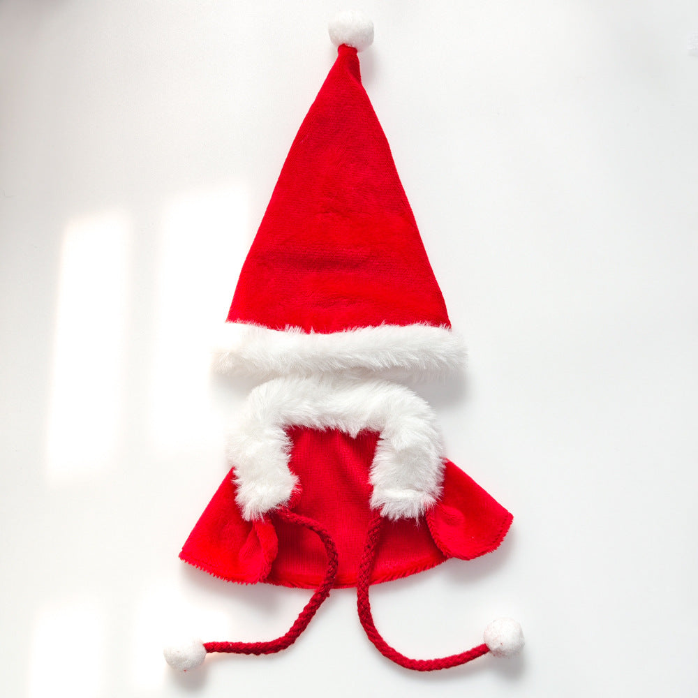 First and Second Generation Blind Box Labubu Pendant Christmas Cloak Doll Clothes Labubu Cookie Man Sweater Christmas Hat