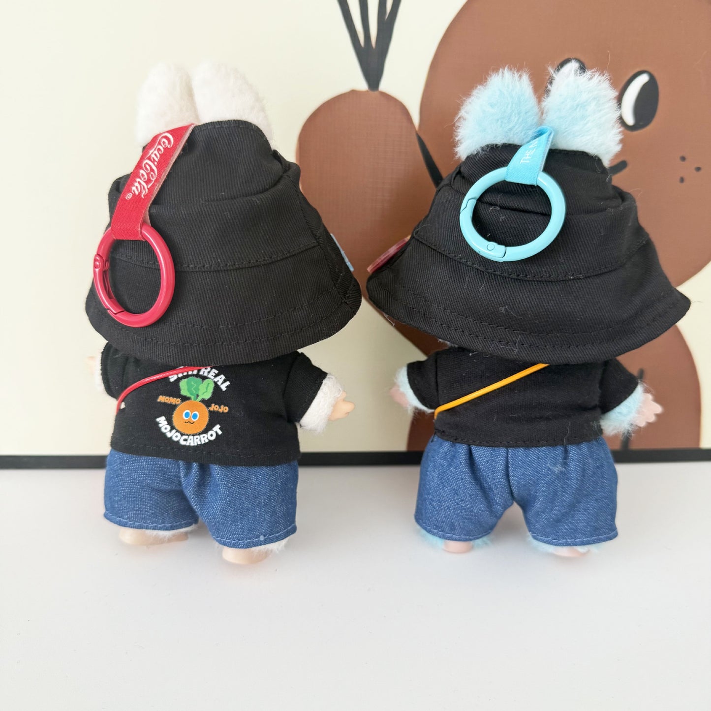 First, Second, and Third Generation Keychain LABUBU Clothing Pendant Labubu Wearing Mayday Concert Same Style Cute Doll Clothes