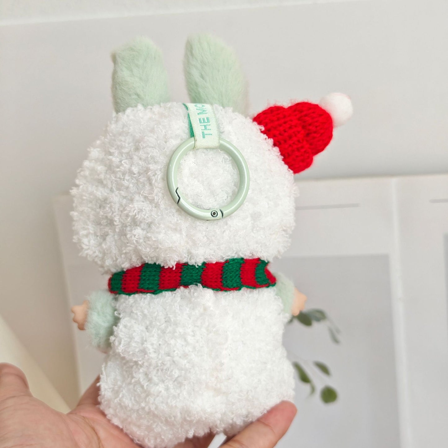 First and Second Generation Blind Box Labubu Pendant Christmas Cloak Doll Clothes Labubu Cookie Man Sweater Christmas Hat